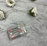 Decorative garland used, rose flowers, length 2.40 m