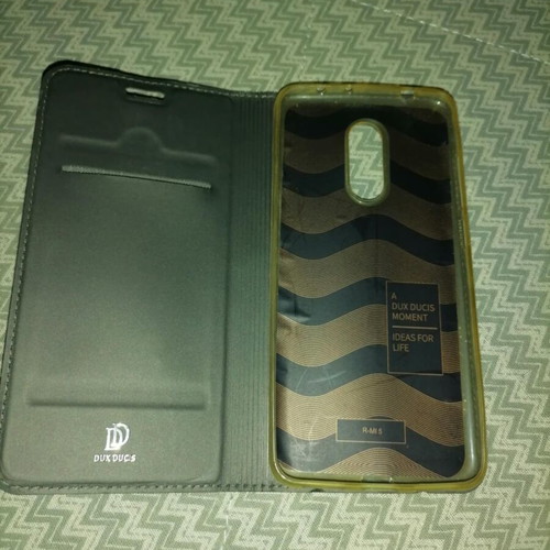 DUX DUCIS Flip Cover Case for Redmi 5 like new with card holder