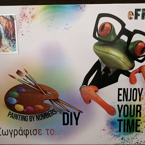Painting kit new with numbered pieces on 40x50 canvas