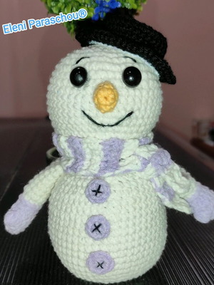 Crochet snowman new handmade