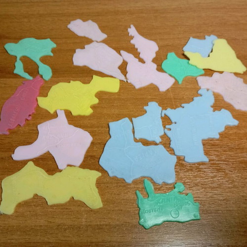 Map puzzle games used
