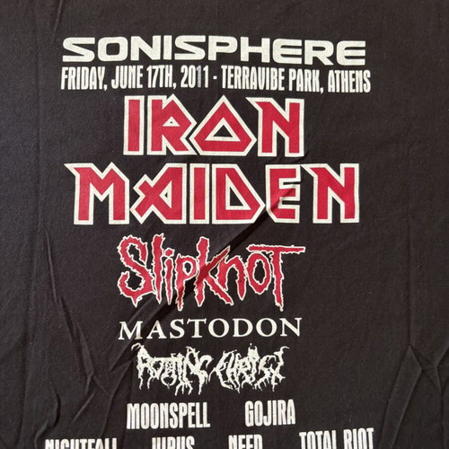 Slipknot Unofficial Sonisphere 2011 T-Shirt XL