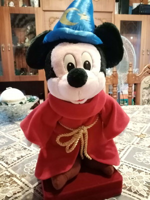 Walt Disney Vintage Mickey Mouse Fantasia Sorcerer plush used