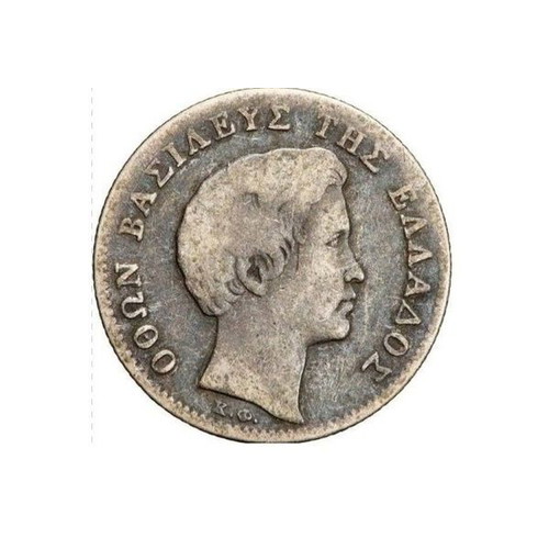 Half Drachma 1834 Kingdom of Greece Otto used coin