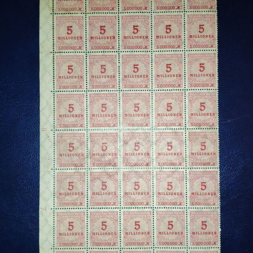Germany Weimar stamps mint sheet