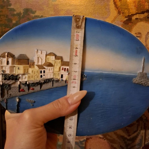 Decorative plate Island new
