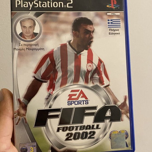 Fifa 2002 PlayStation 2 game used, Greek edition