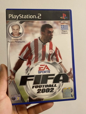Fifa 2002 παιχνίδι PlayStation 2 μεταχειρισμένο, ελληνική έκδοση
