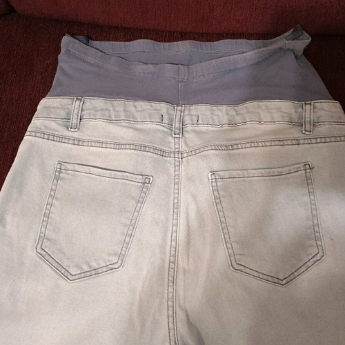 Maternity jeans pack of 2 used, size 40 and elastic black 30/34