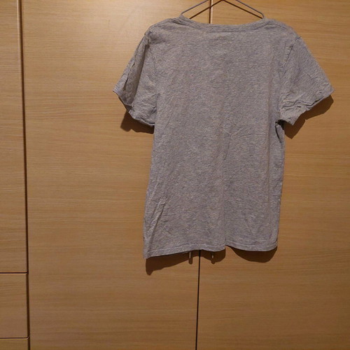 Foresta Bella Grey Short Sleeve T-Shirt New with Strass, Studs and Pearls Size Small/Medium