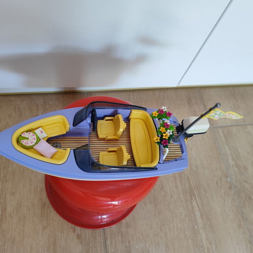 Playmobil boat used for sea adventures