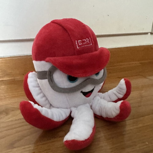 EDR Antwerp Shipyard Plush Octopus Mascot like new