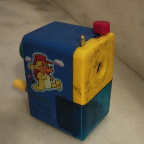 Vintage pencil sharpener used with crank from the 80s