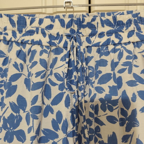 MANGO white summer palazzo pants size S