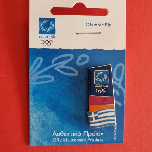 Olympic pin set Athens 2004 new, 4 pieces