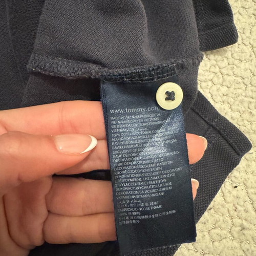Tommy Hilfiger men's polo shirt like new, dark blue, size L