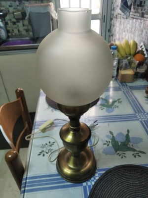 Collectible old copper lamp like new
