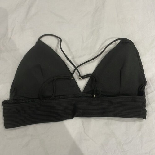 Black swimsuit top size L like new