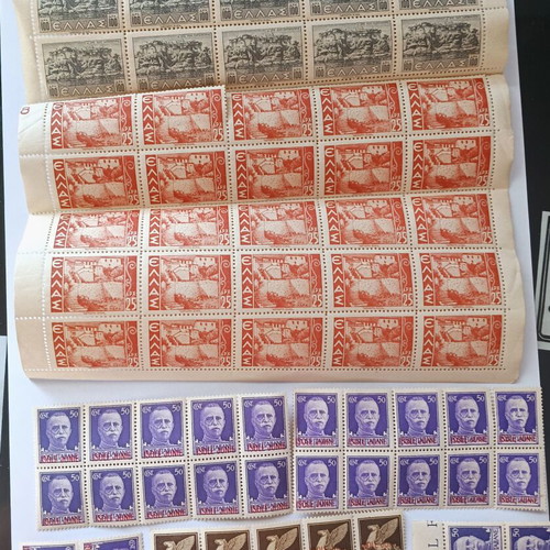 Prewar stamp collection, Greek and foreign