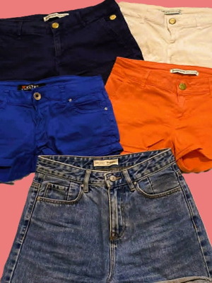 Stradivarius short shorts size S like new, multicolor