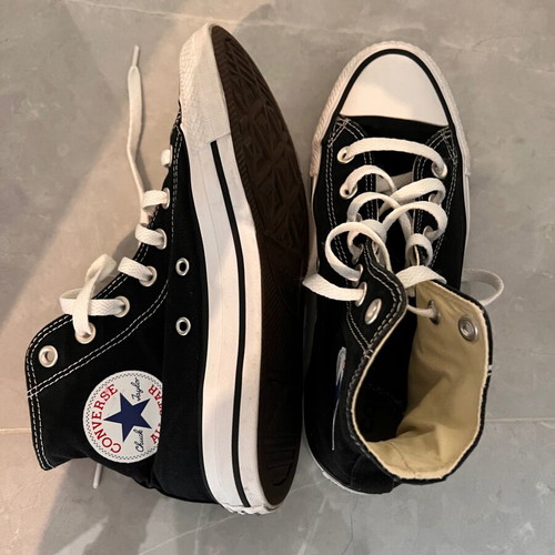 Converse All Star athletic shoes new, size 37.5, black