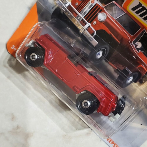 Matchbox 1948 Willys Jeepster toy car, sealed