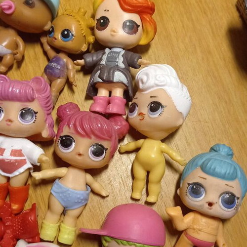 Doll toys used, pack