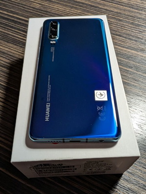 Huawei P30 Aurora smartphone σαν καινούργιο, 128GB, dual SIM, τιρκουάζ