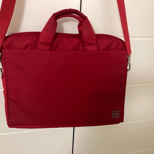Moleskine laptop bag red used