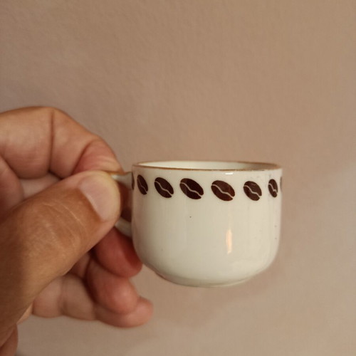 Bravo vintage coffee cup, 1960s promotional, made in Japan