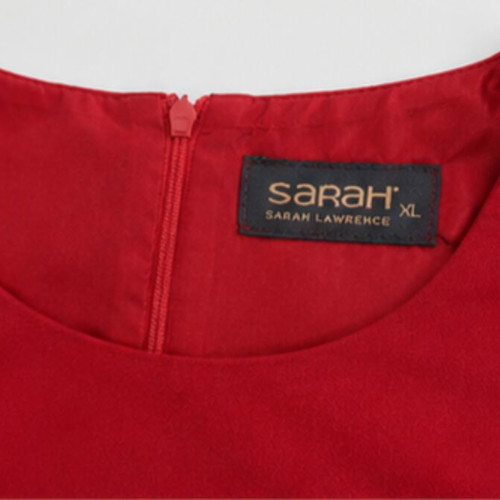 Sarah Lawrence office dress, red, size L