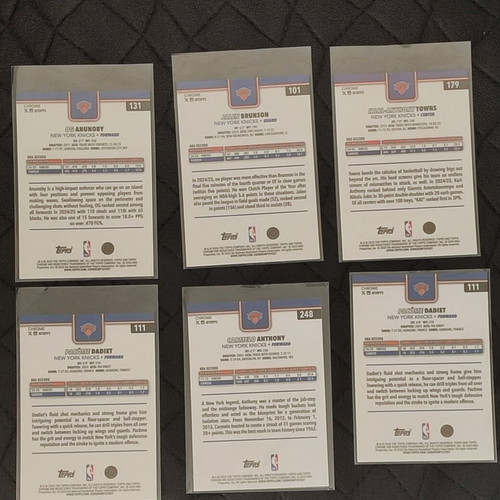 New York Knicks Topps bundle mint condition
