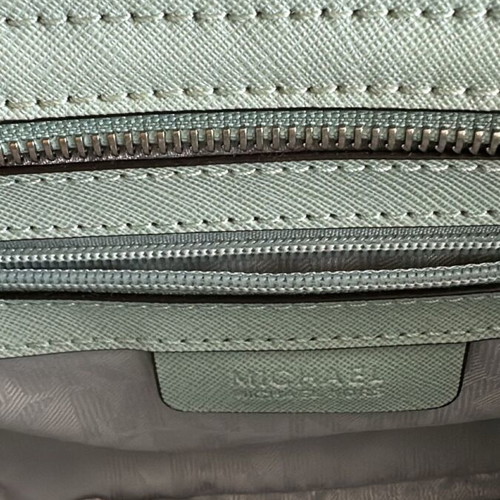 Michael Kors Selma Medium Leather Shoulder Bag Like New Turquoise