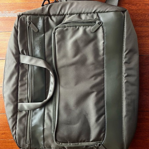 Carpisa professional briefcase bag olive color