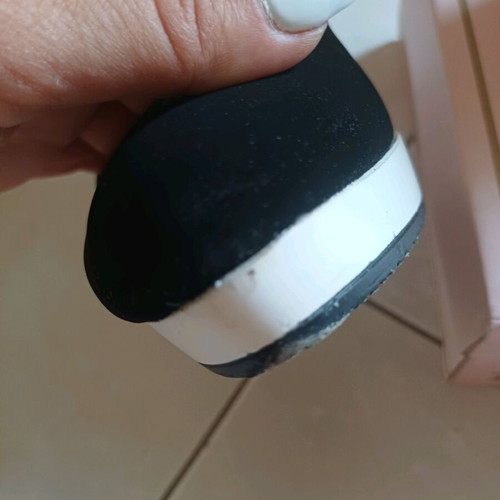 Platforms like new, women's closed, black and white, size 38, suede and patent