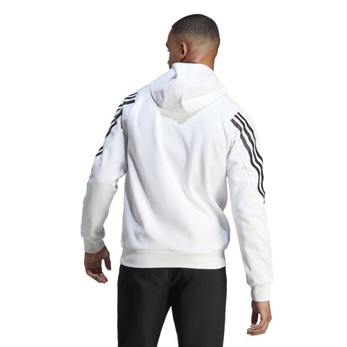 Adidas Future Icons 3-Stripes Hoodie size M like new, white