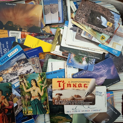 Phone cards used, pack of 2300 plus 400 mobile unit cards