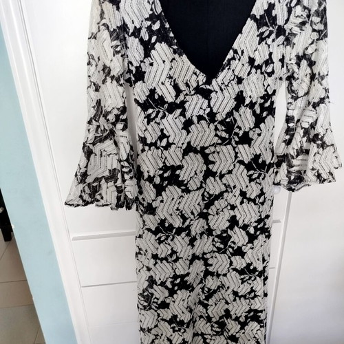 Bibibo dress like new, black and white, worn once