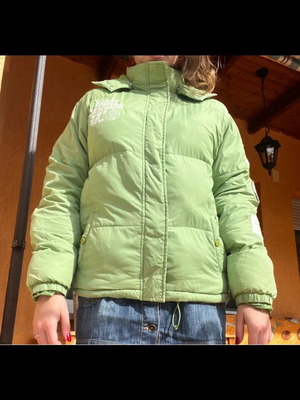 Saint Germain green quilted jacket used unisex oversized fit