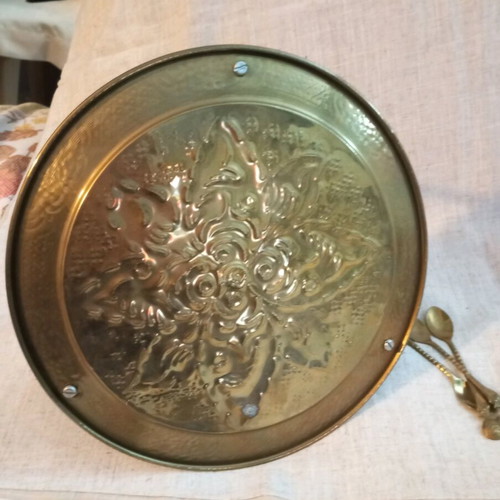 Bronze coffee set used