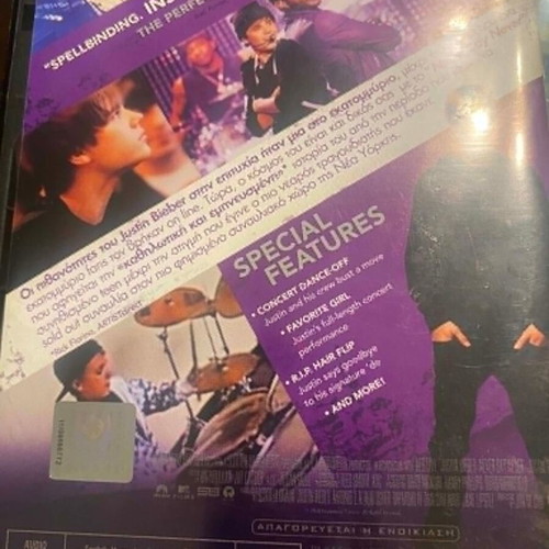 Justin Bieber Never Say Never DVD used