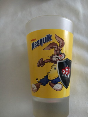 Nesquik collectible glass new