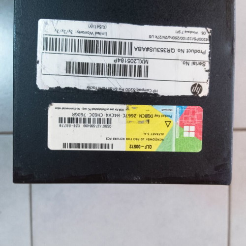 HP Compaq 6200 Pro SFF επιτραπέζιος υπολογιστής σαν καινούργιος, 256GB SSD, 8GB RAM, Win 11, MS Office 2019 GR