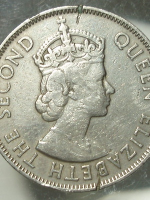 Νόμισμα Fiji 1 florin μεταχειρισμένο, 1957-1965, Elizabeth II