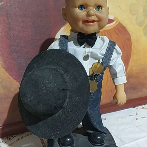 Vintage electric dancing boy doll