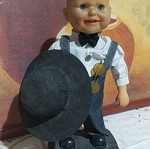 Vintage electric dancing boy doll