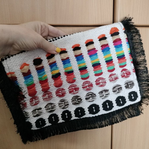 Migato Boho Clutch Bag like new, colorful