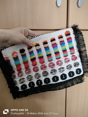 Migato Boho Clutch Bag like new, colorful