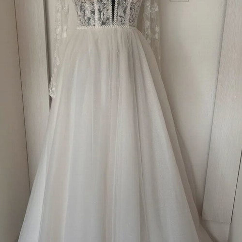 chinese dress ladies Vintage Sweetheart Lace Applique Two Piece Wedding Dresses  TANYA BRIDAL