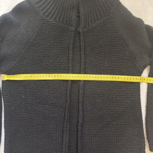 Badila long black cardigan, one size